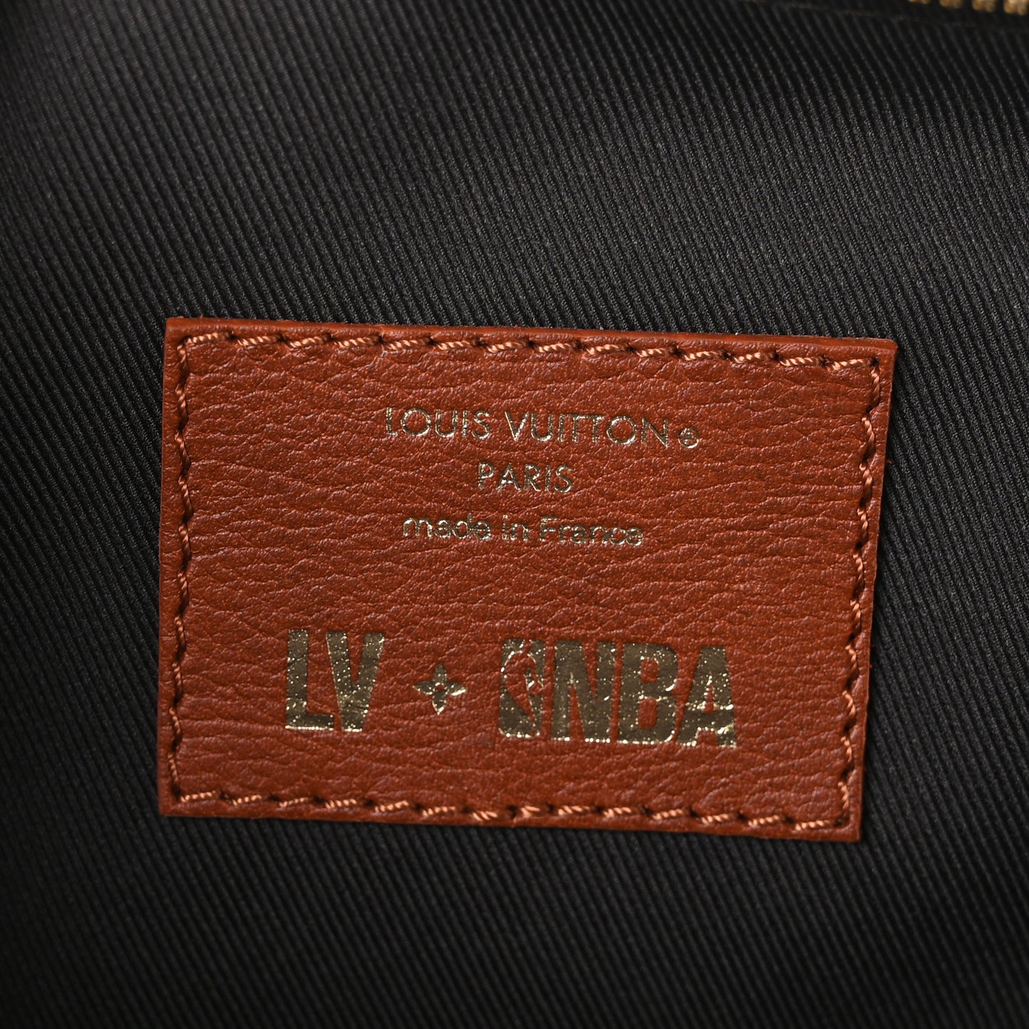 X NBA Grained Calfskin Monogram Handle Trunk Brown