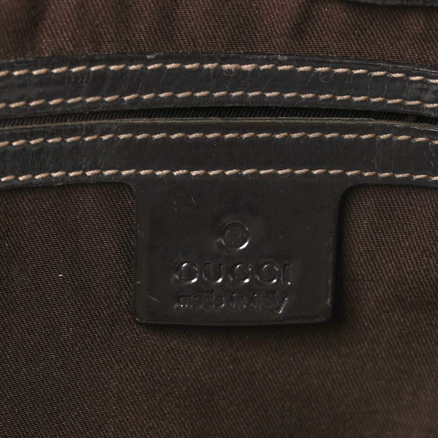 GG Plus Monogram Medium Joy Tote Dark Brown