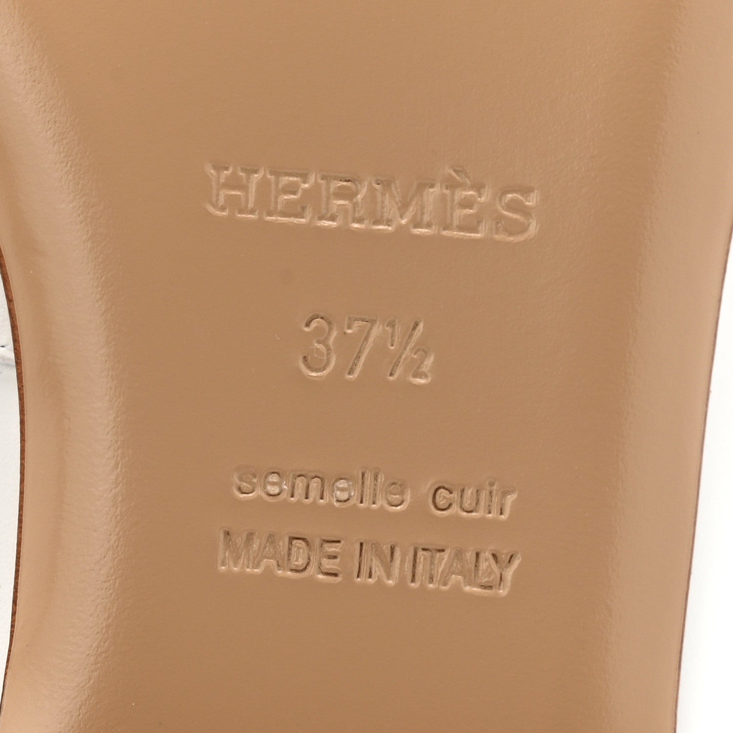 Hermes Calfskin Oz Mules 37.5 White 7 of 11