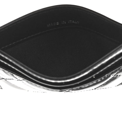 Chanel Patent Calfskin Quilted Card Holder Black 5 of 8