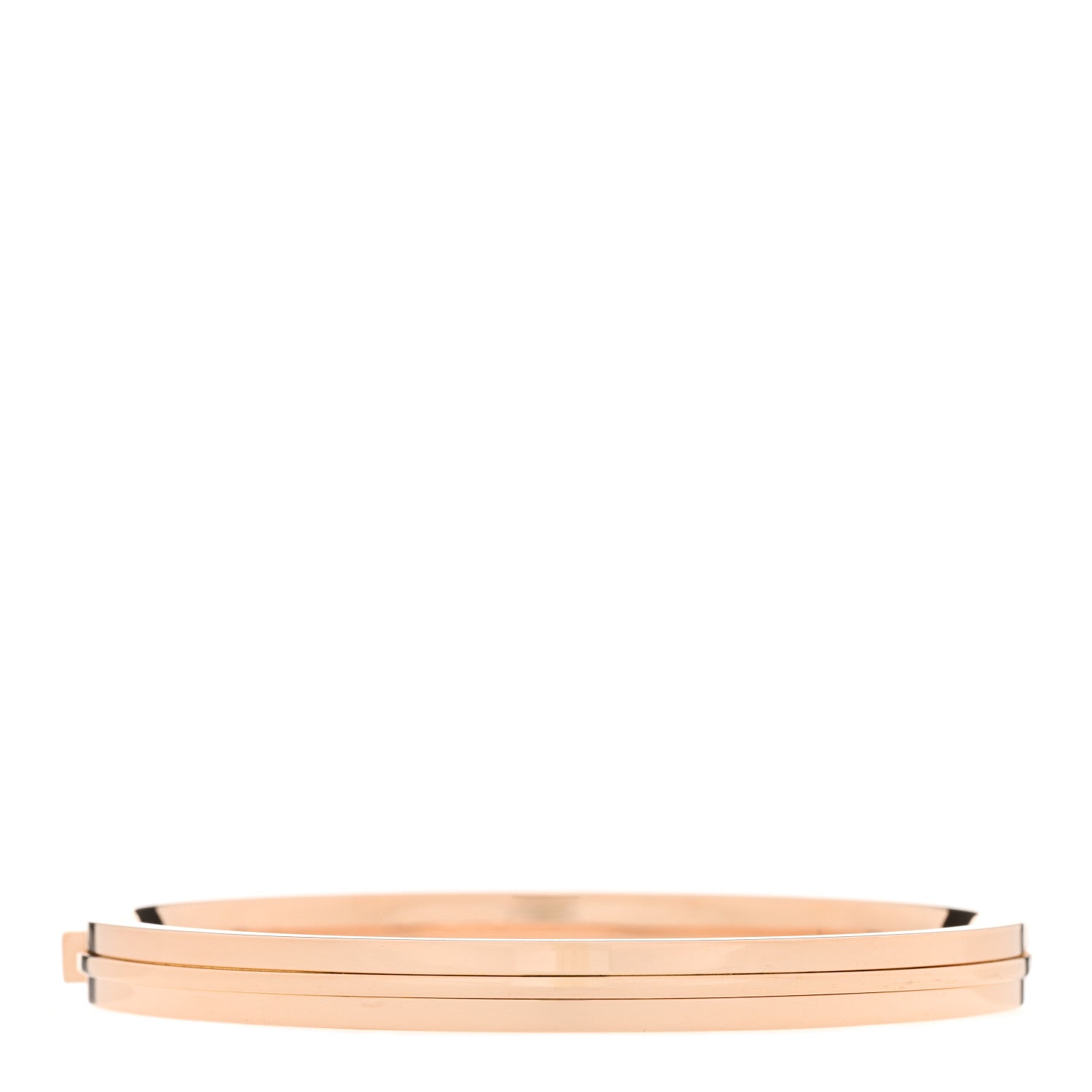 Tiffany 18K Rose Gold Diamond T Hinged Pave Bracelet 2 of 4