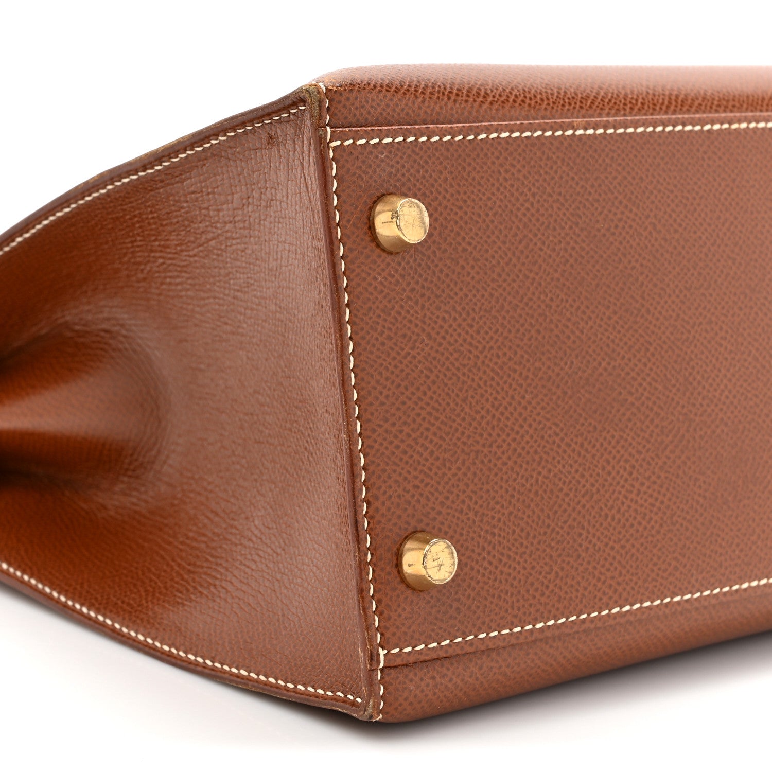 Hermes Veau Grain Lisse Kelly Sellier 32 Noisette 10 of 17