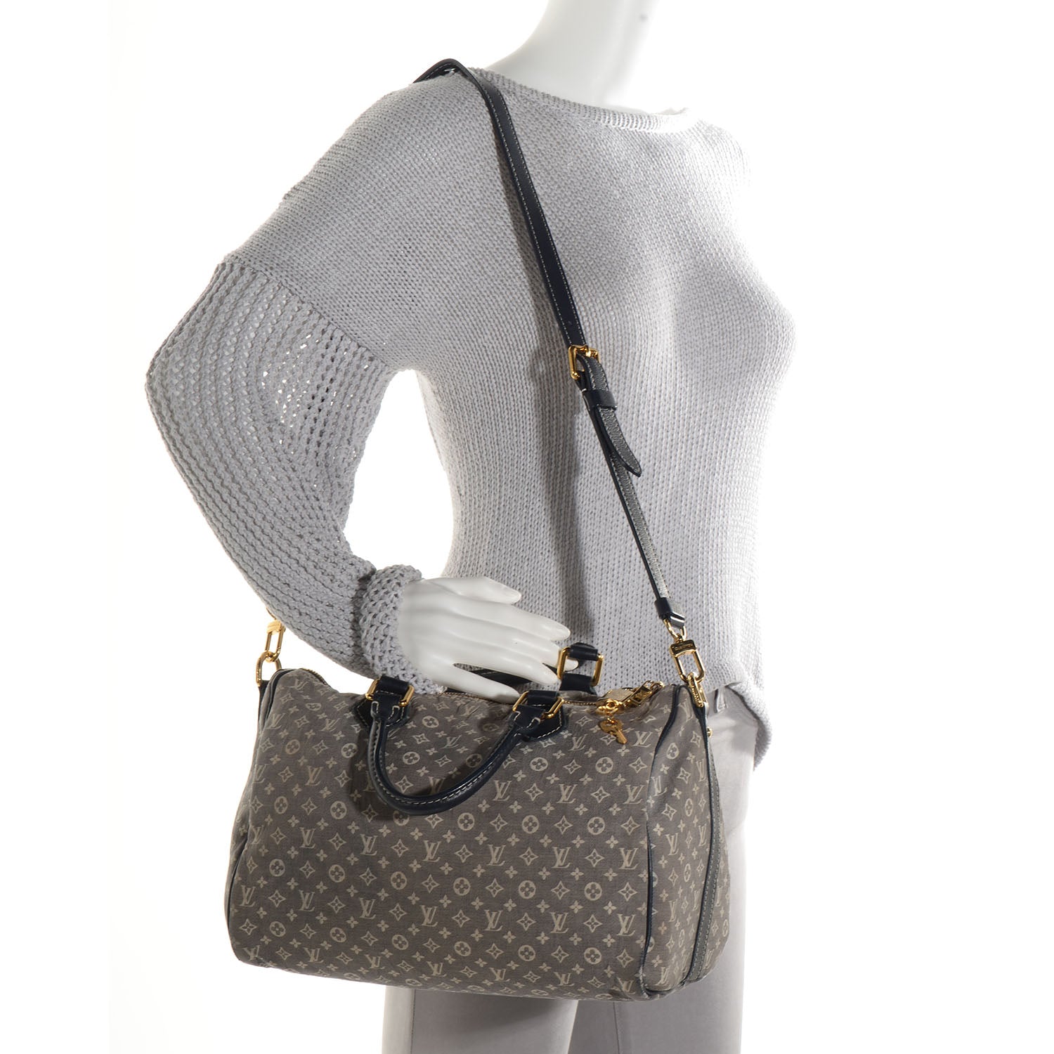 Louis Vuitton Monogram Idylle Speedy Bandouliere 30 Encre 2 of 6