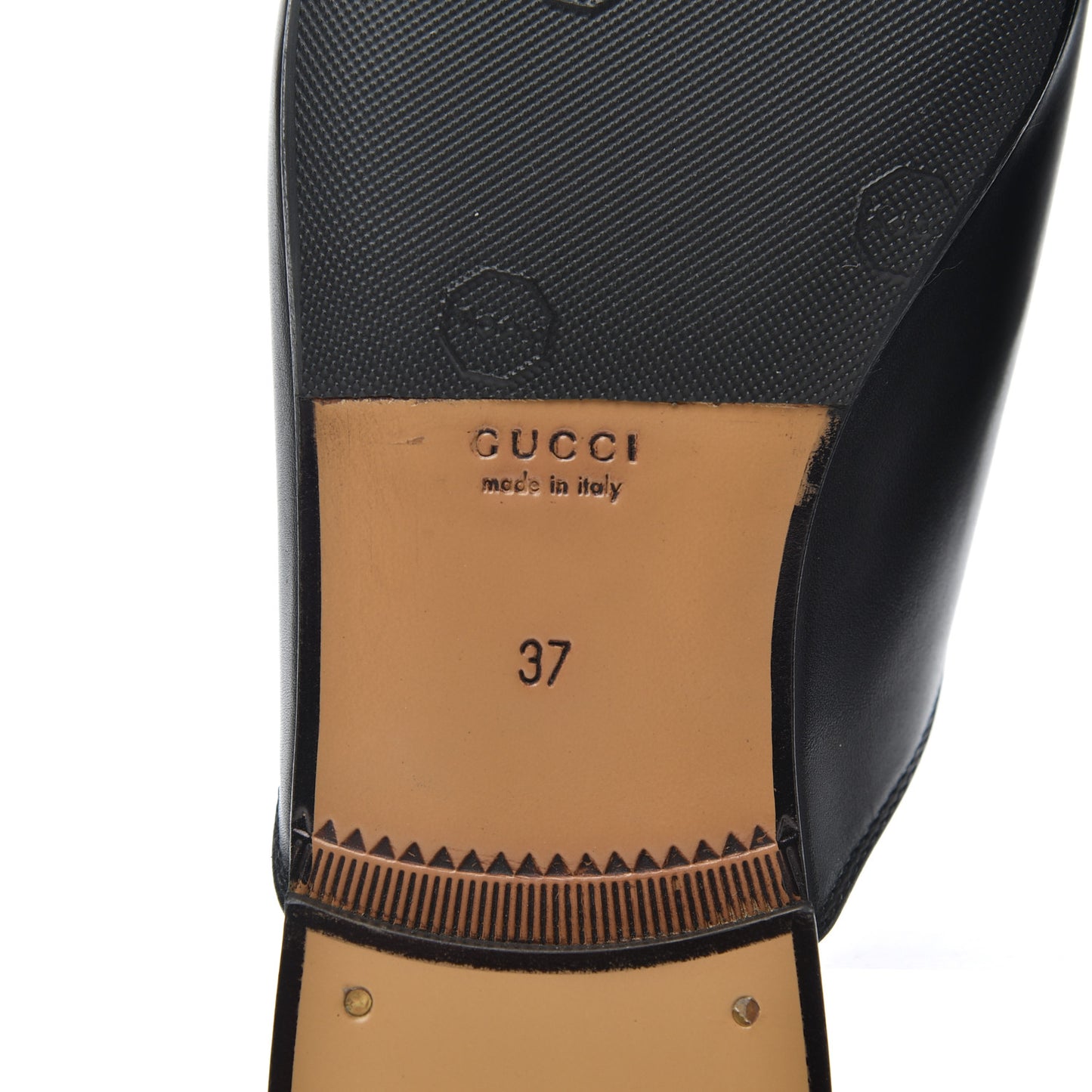 Calfskin Womens Princetown Slippers 37 Black