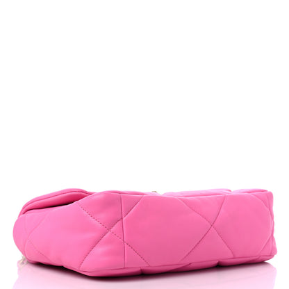 Chanel Lambskin Quilted Medium Chanel 19 Flap Pink 4 of 10