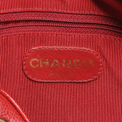 Chanel Caviar CC Shoulder Bag Red 5 of 5
