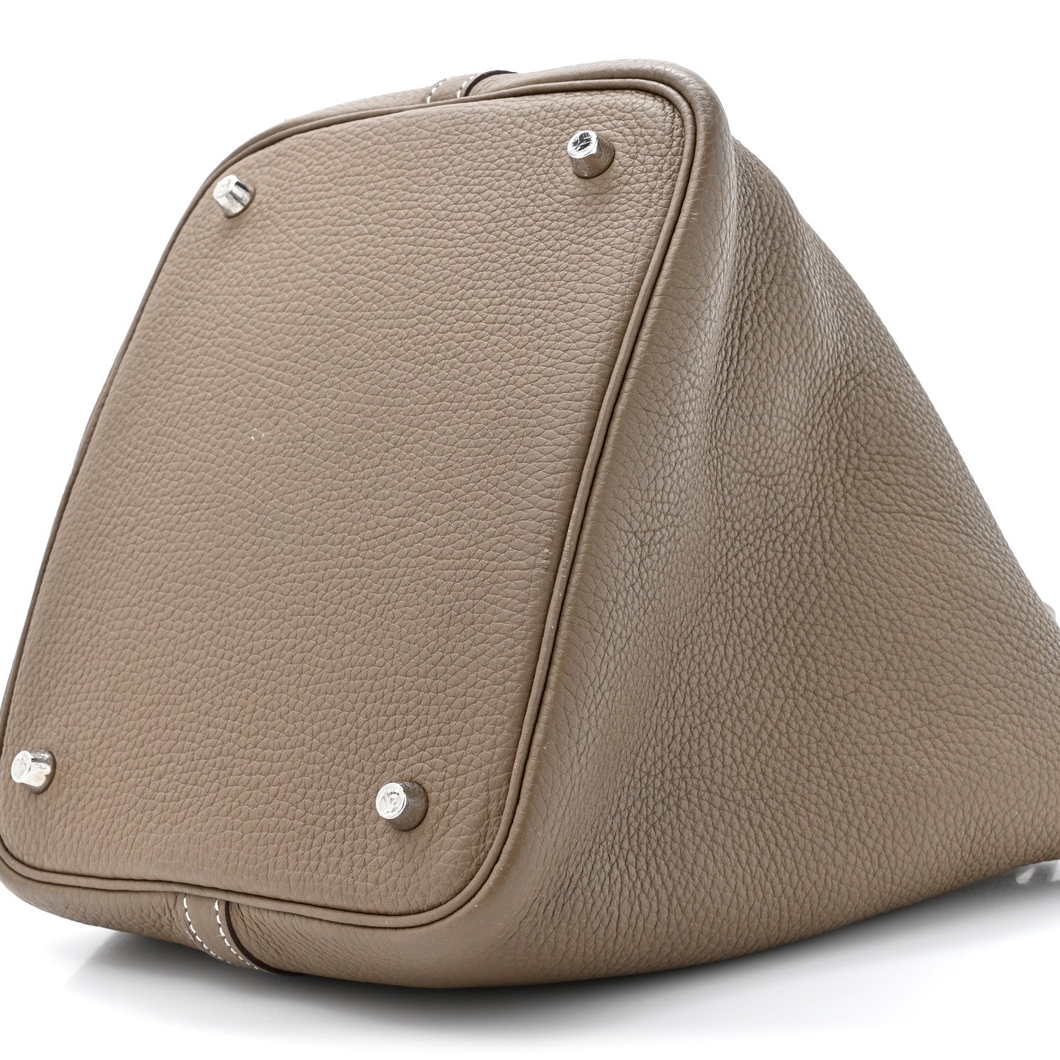 Hermes Taurillon Clemence Picotin Lock 22 MM Etoupe 9 of 15