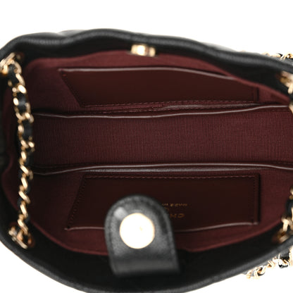 Chanel Caviar Quilted Classic Clutch Tote With Chain Black 5 of 11