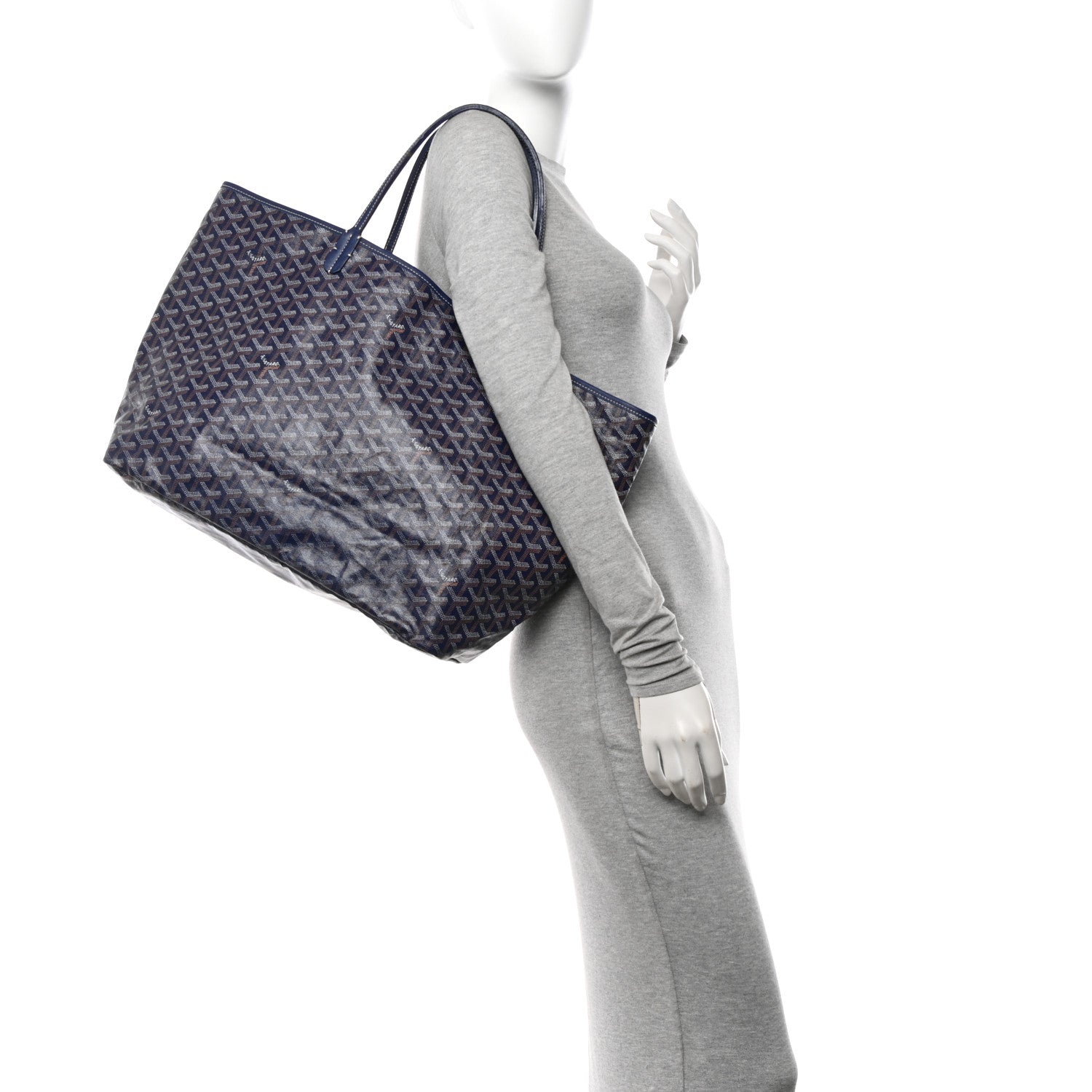 Goyard Goyardine Saint Louis GM Navy 3 of 13