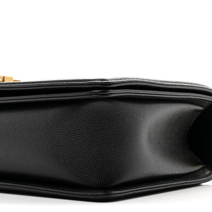 Chanel Caviar Quilted New Medium Boy Flap Black 9 of 10