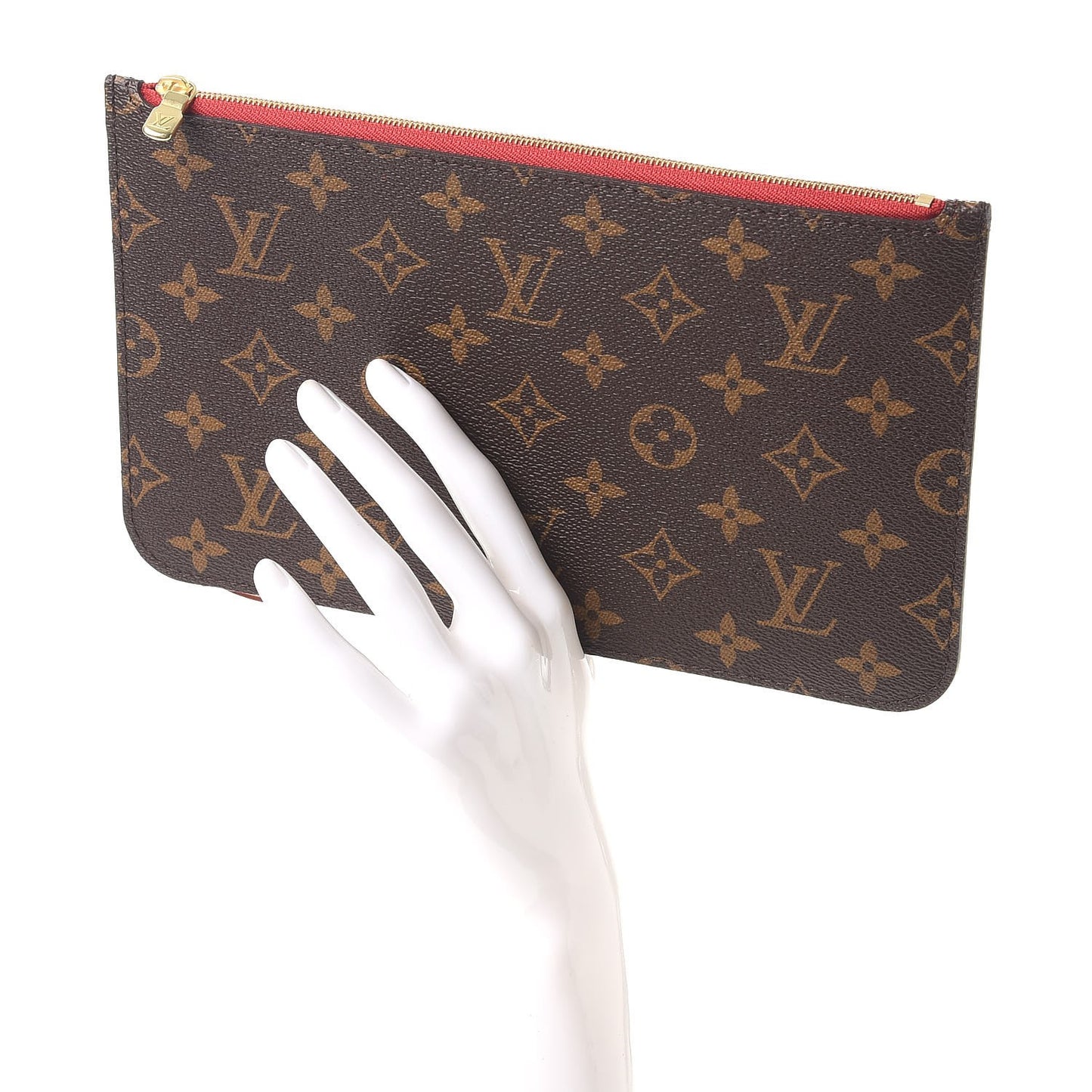 Monogram Neverfull MM GM Pochette Cherry