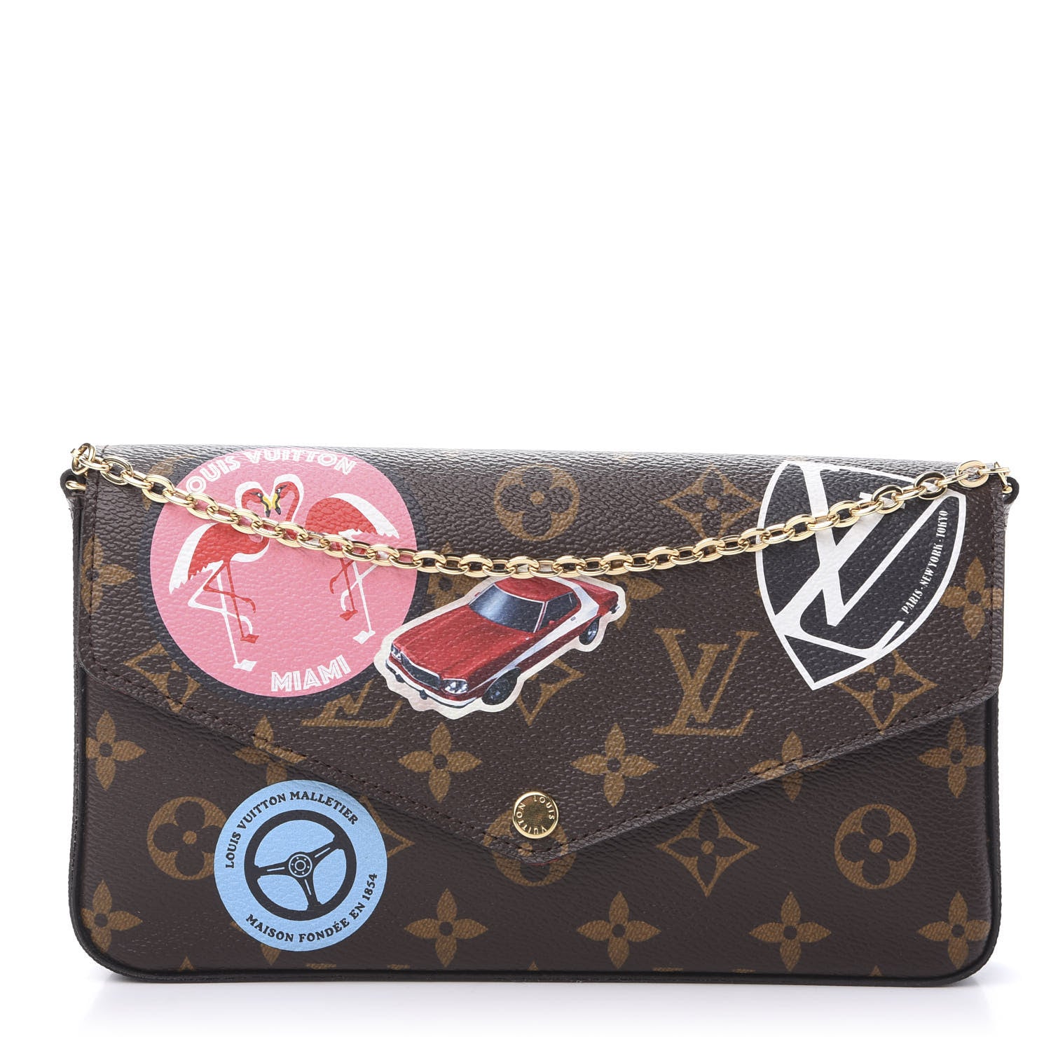 Louis Vuitton Monogram World Tour Pochette Felicie 1 of 11