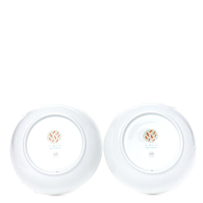 Hermes Porcelain Walk In The Garden Cereal Bowl Set of 2 3 of 5
