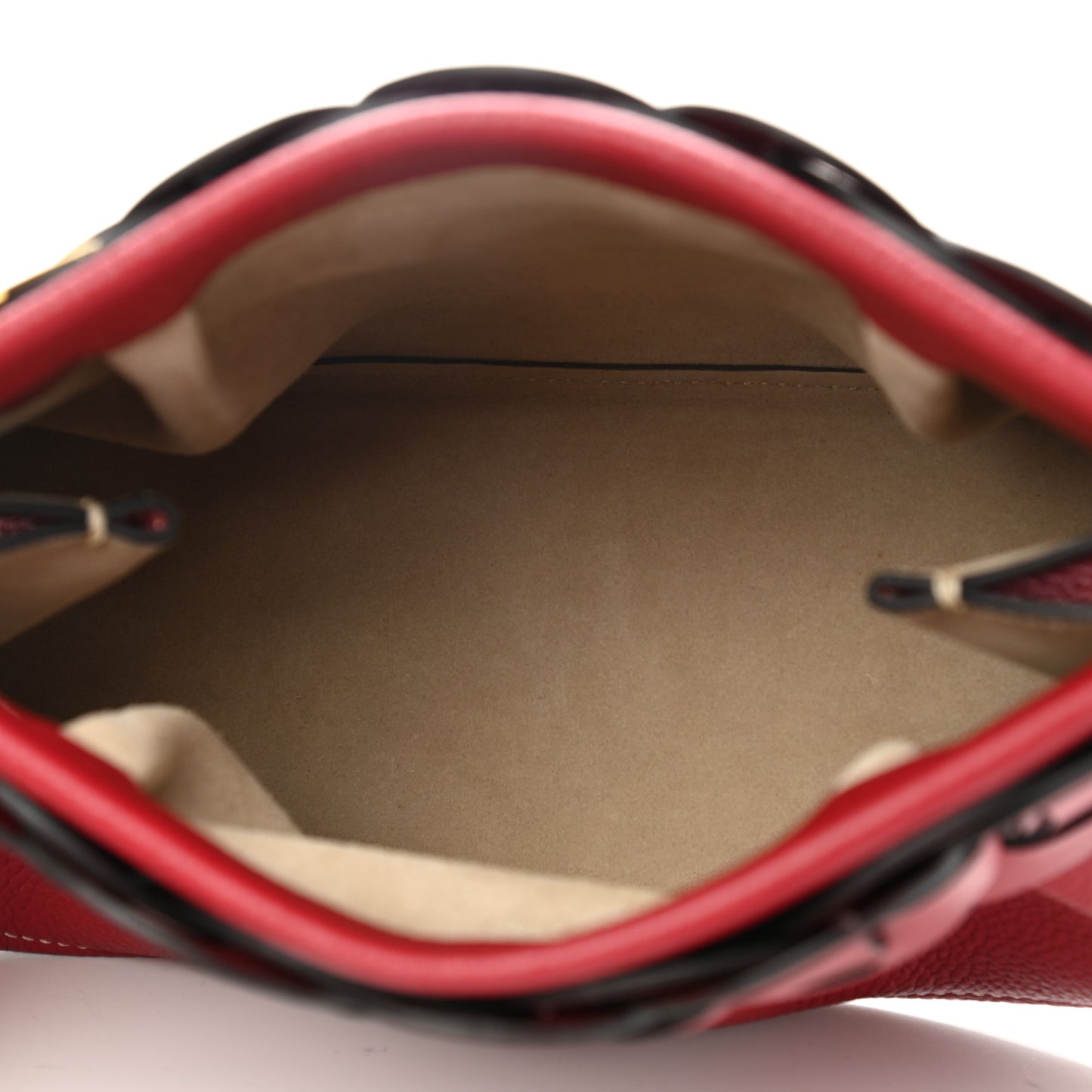 Grained Calfskin Darryl Clutch Red