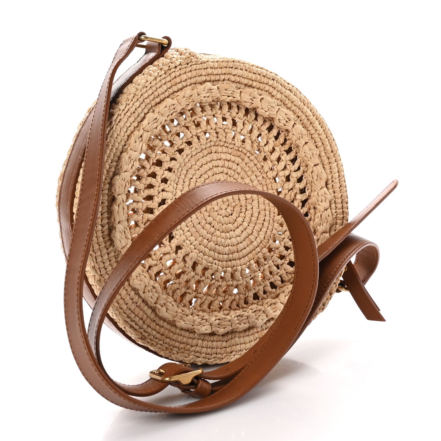 Raffia Sac Round Naturel