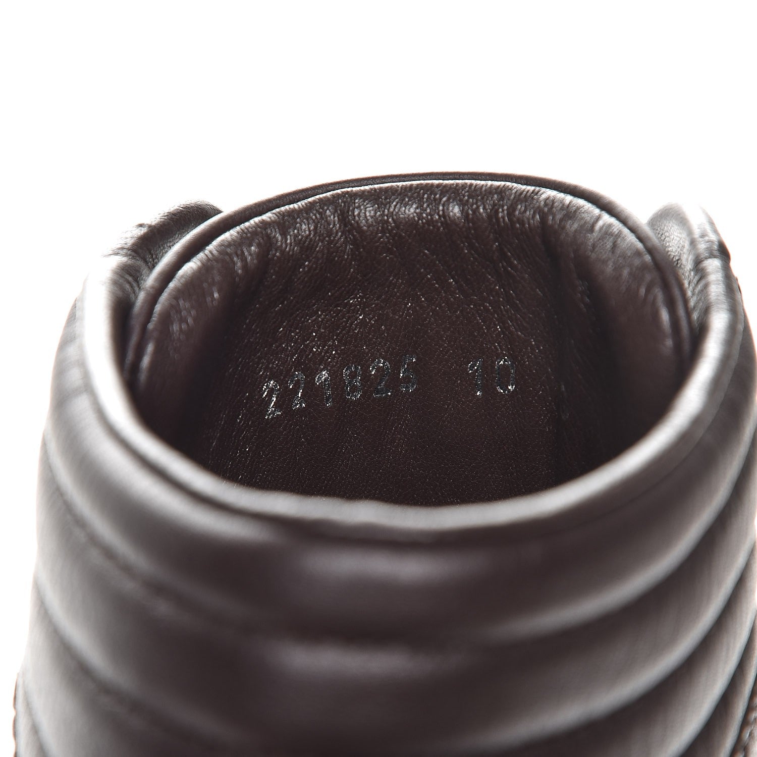 Gucci Guccissima Web Mens High Top Sneakers 10 Chocolate 7 of 9