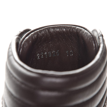 Gucci Guccissima Web Mens High Top Sneakers 10 Chocolate 7 of 9