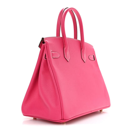 Hermes Epsom Birkin 30 Rose Tyrien 3 of 11