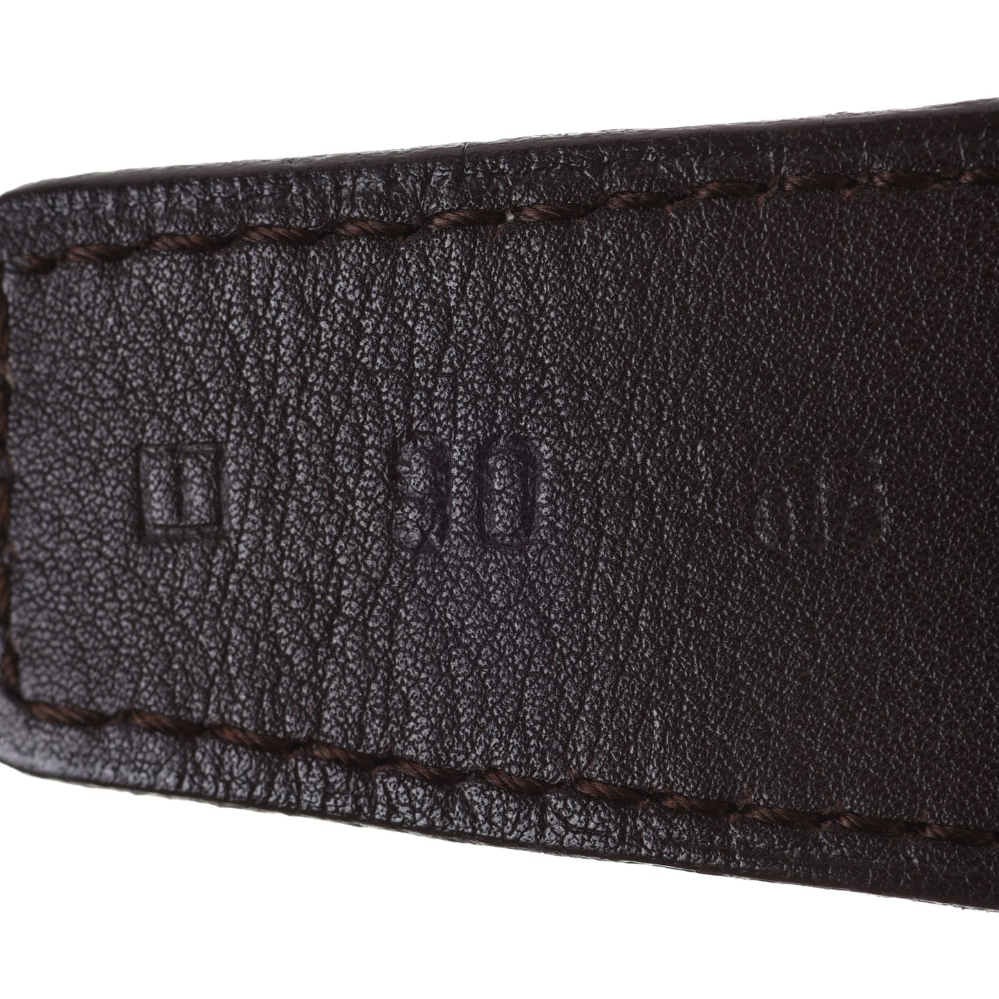 Taurillon Clemence 32mm Cadena H Belt 90 Chocolate