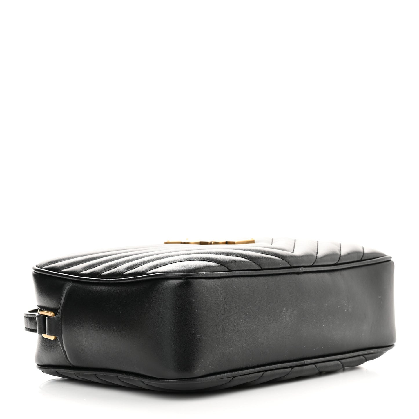 Calfskin Matelasse Monogram Lou Camera Bag Black