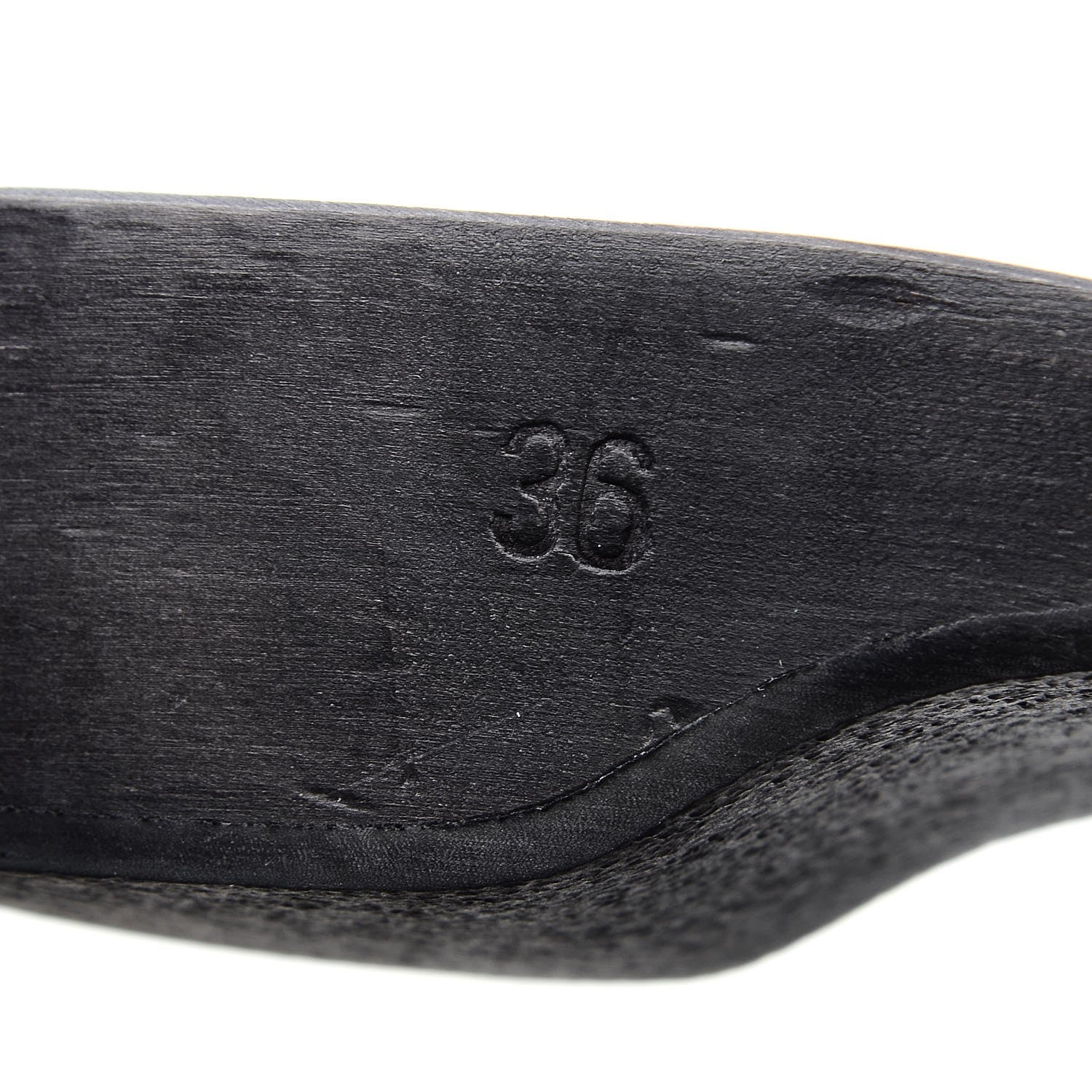 Chanel Suede CC Buckle Clogs 36 Black 10 of 13