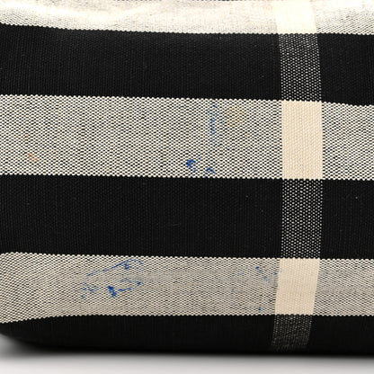 Burberry Coated Canvas Mega Check Sketchbook Medium Reversible Doodle Tote Black 25 of 27