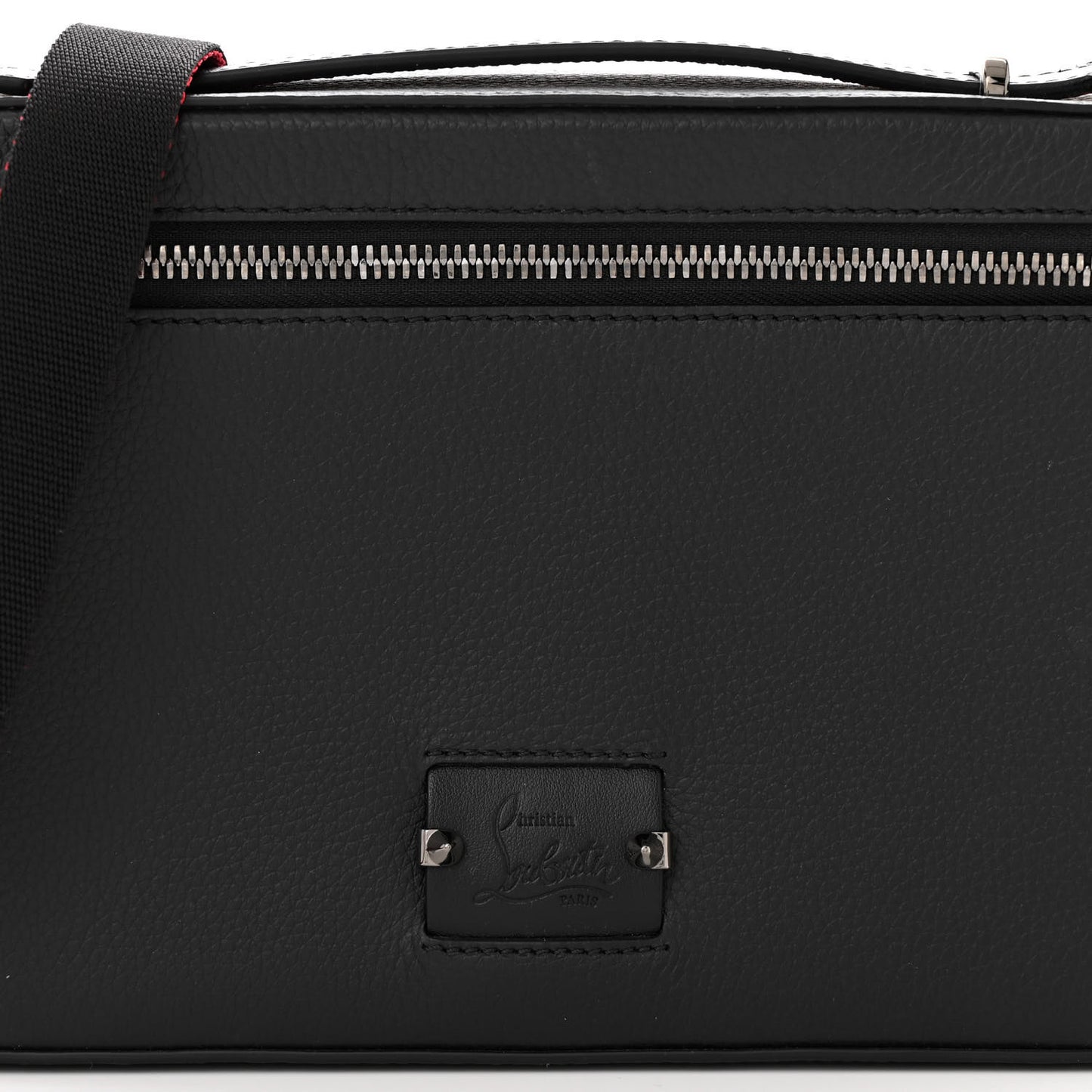 Calfskin Kypipouch Small Top Handle Messenger Bag Black