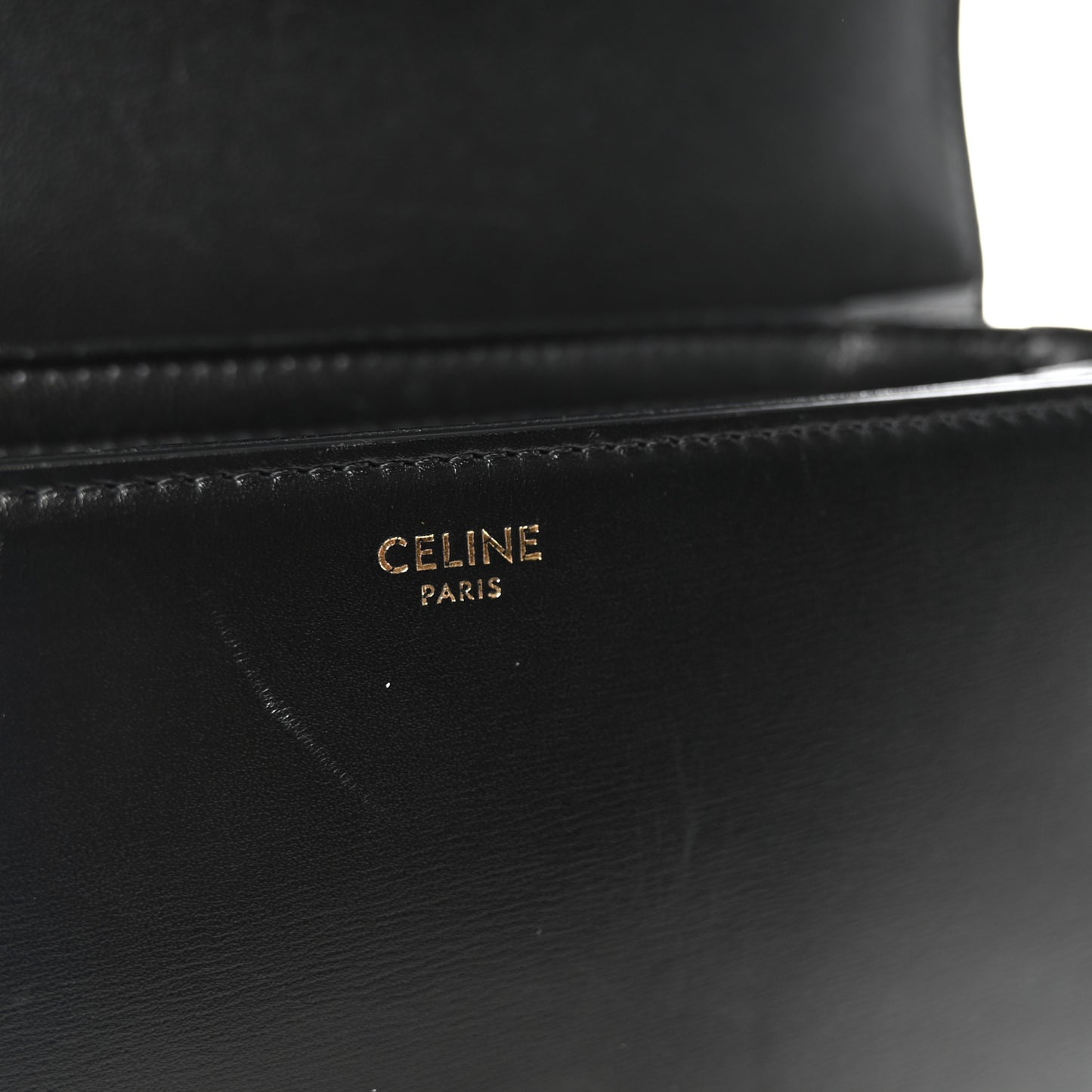 Shiny Calfskin Teen Triomphe Black