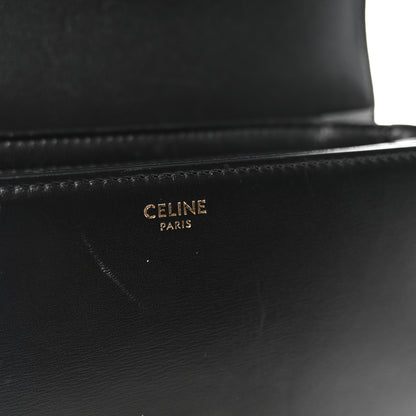 Celine Shiny Calfskin Teen Triomphe Black 6 of 10