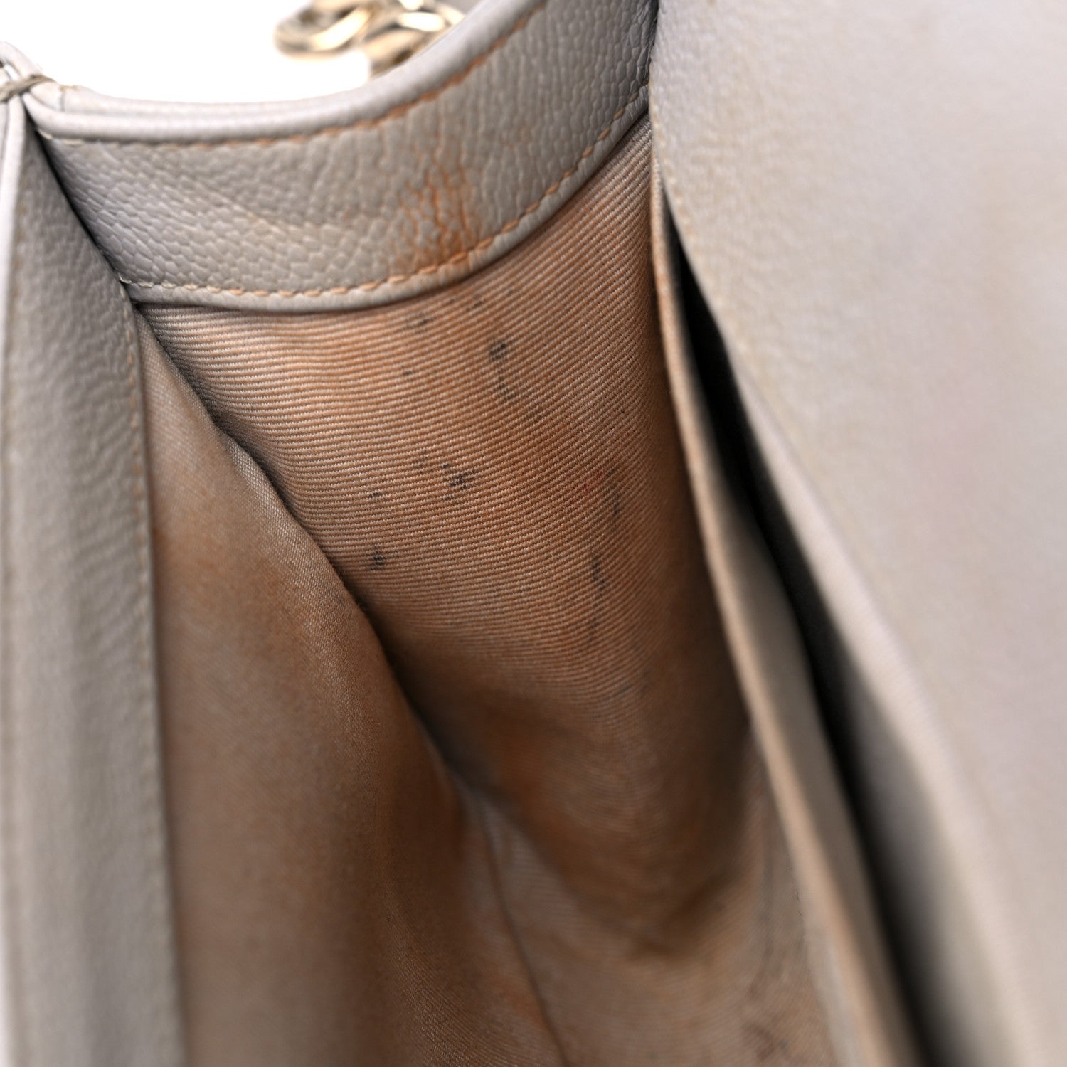 Chanel Caviar Quilted Medium Boy Flap Light Grey 13 of 20