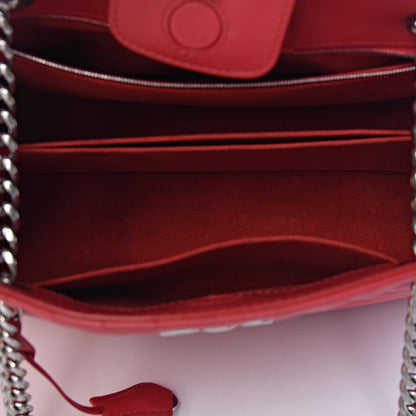 Louis Vuitton Calfskin New Wave Chain Tote Ecarlate 5 of 10