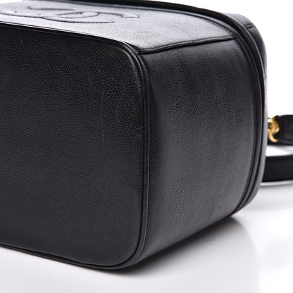 Chanel Caviar CC Vanity Train Case Black 12 of 15