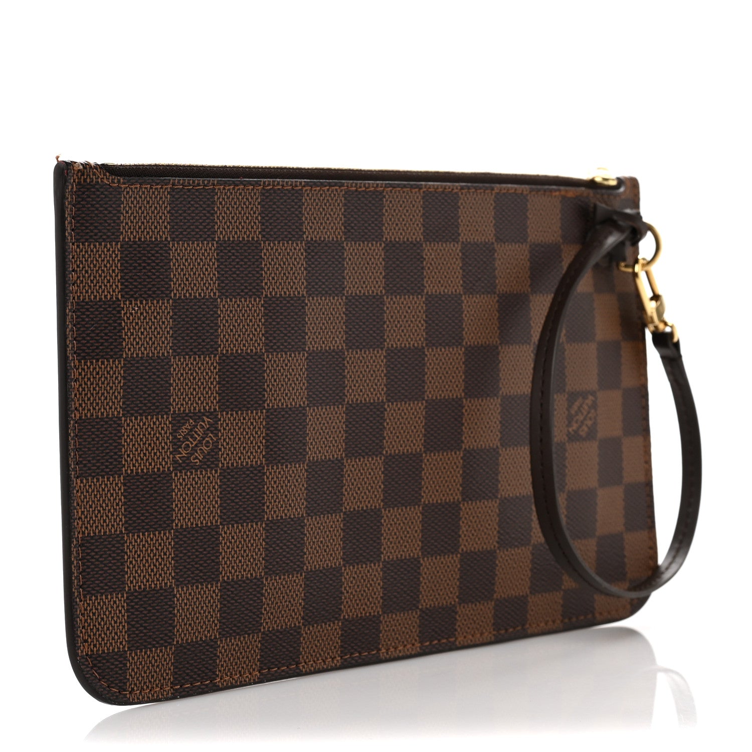 Louis Vuitton Damier Ebene Neverfull MM GM Pochette 3 of 9