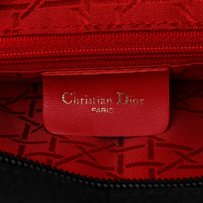 Christian Dior Nylon Cannage Large Lady Dior Black 6 of 11