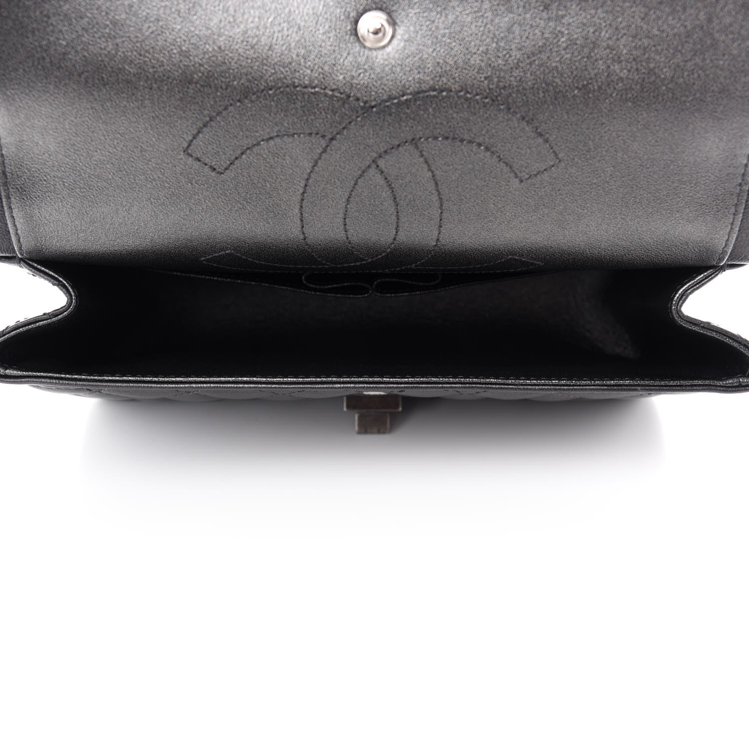 Chanel Metallic Sheepskin Quilted 2.55 Reissue 225 Flap Black 5 of 10