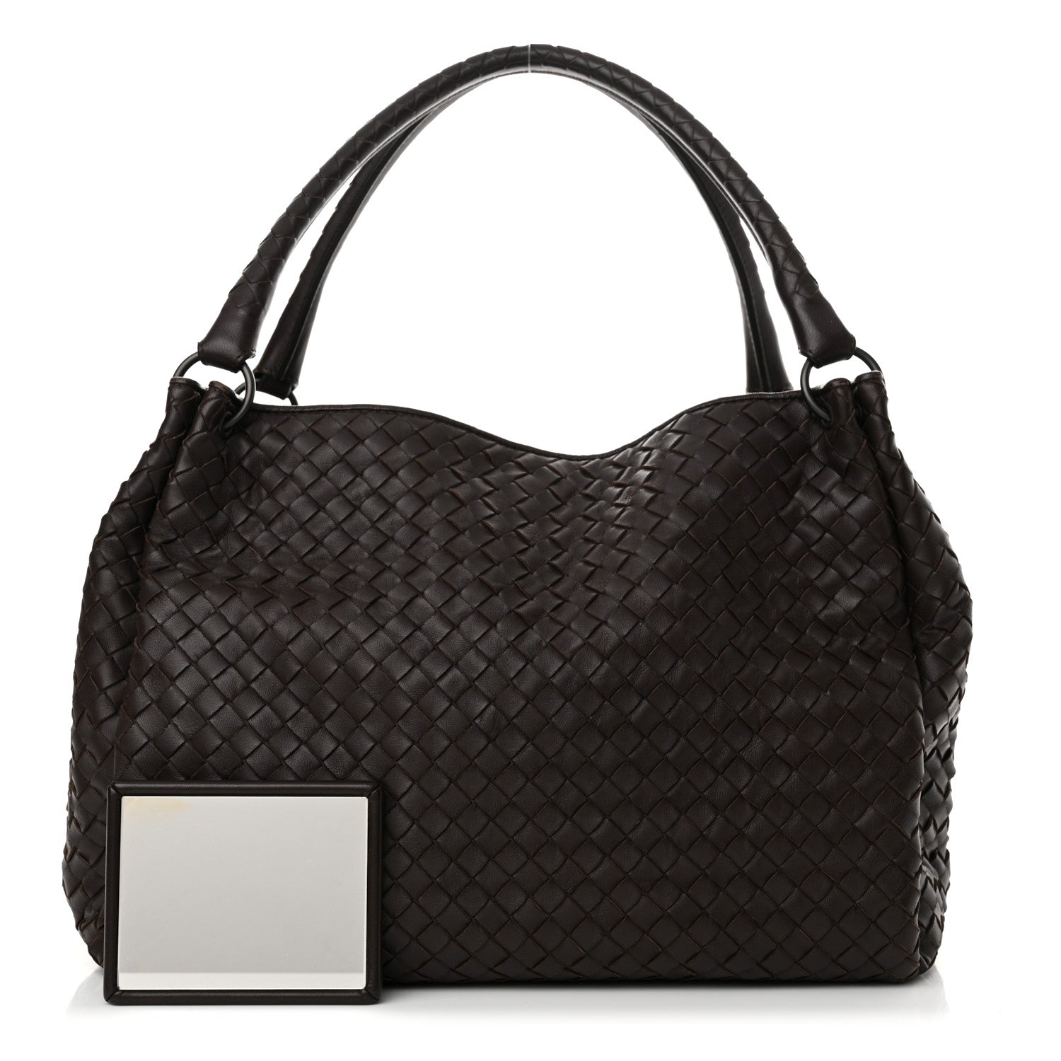 Bottega Veneta Nappa Intrecciato Parachute Bag Ebano 3 of 16