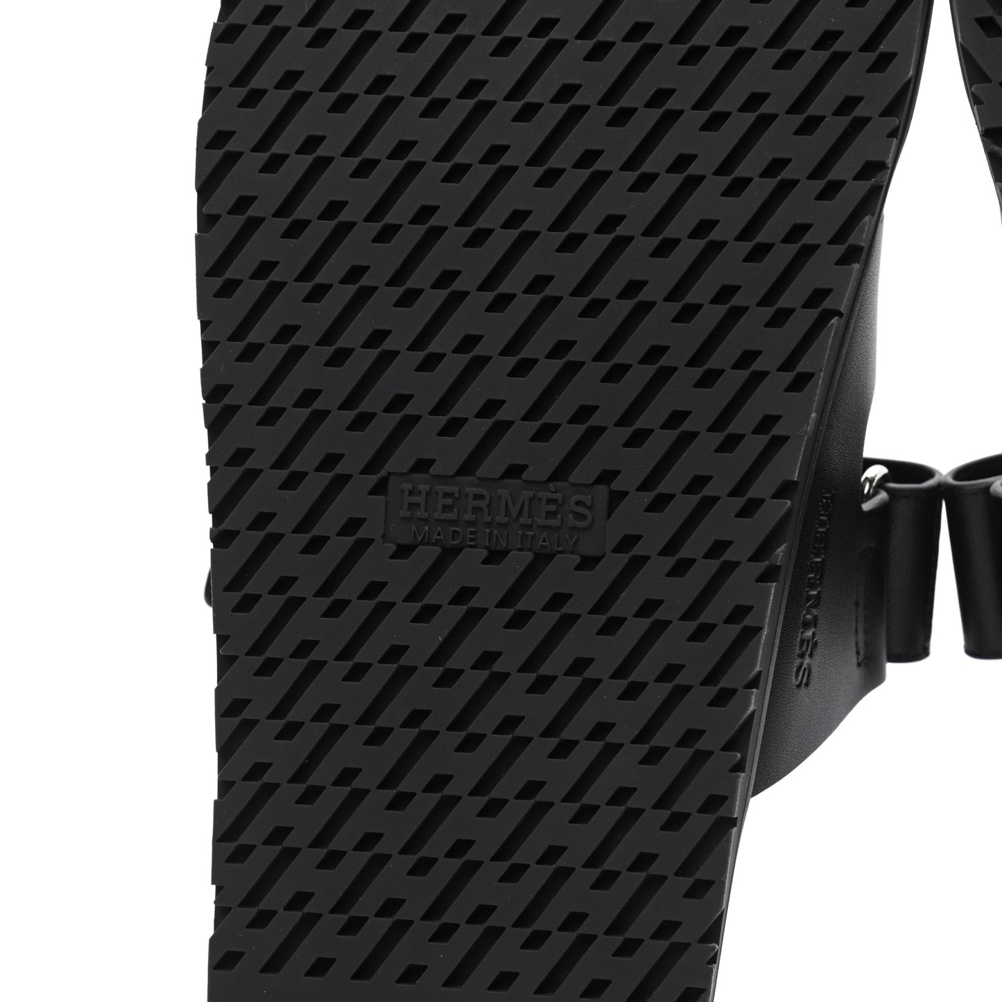 Calfskin Mens Chypre Sandals 43 Black