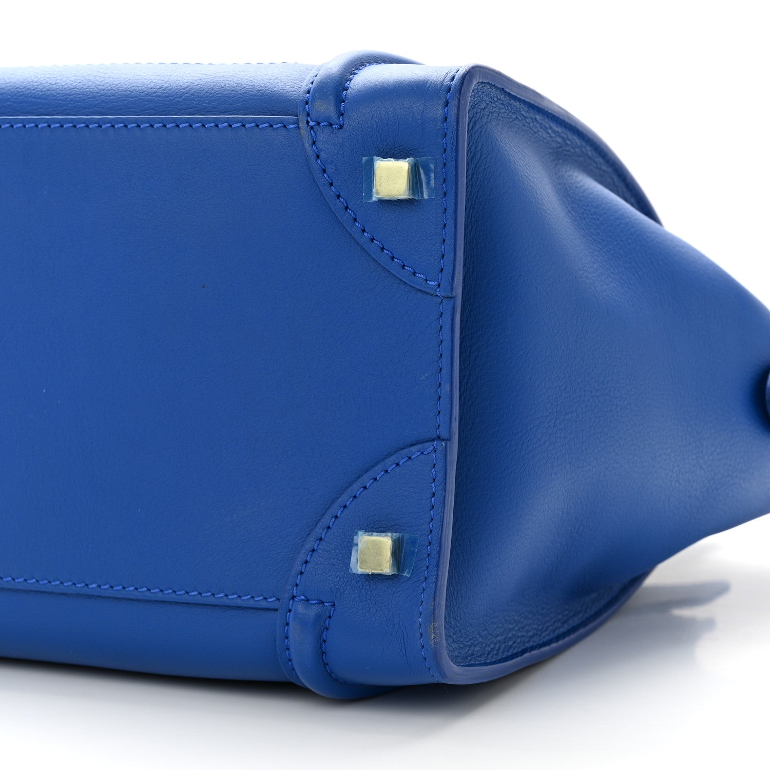 Celine Smooth Calfskin Mini Luggage Royal Blue 9 of 9