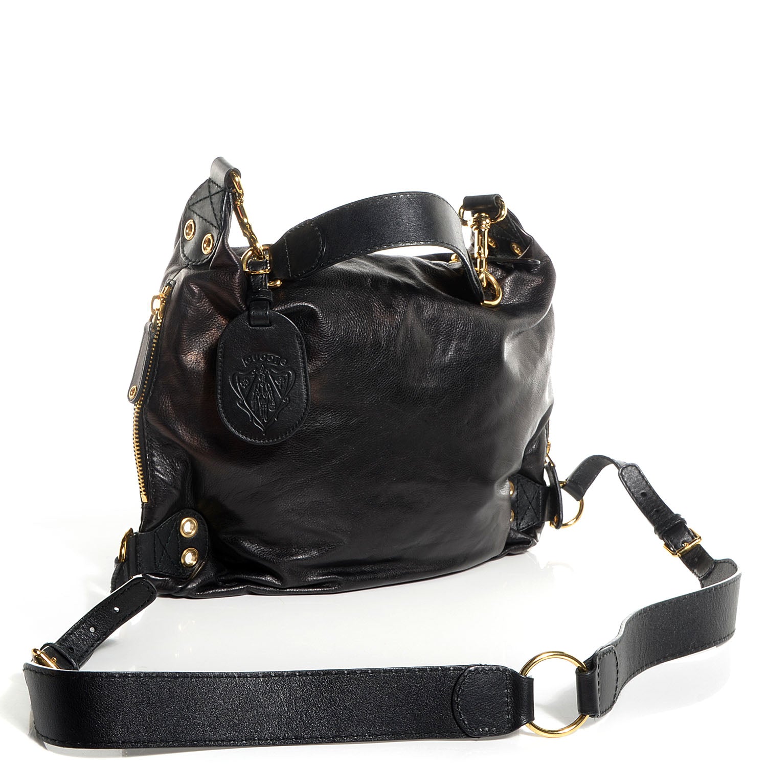 Gucci Leather Medium Darwin Convertible Backpack Black 3 of 7