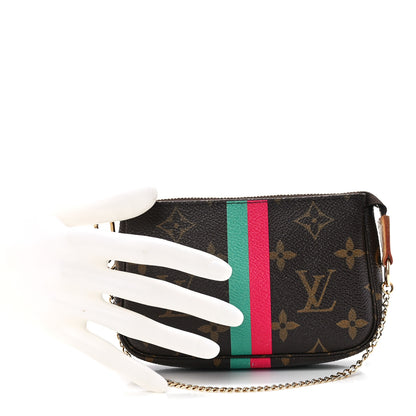Louis Vuitton Monogram My LV Heritage Mini Pochette Accessories Vert Fuchsia 2 of 11
