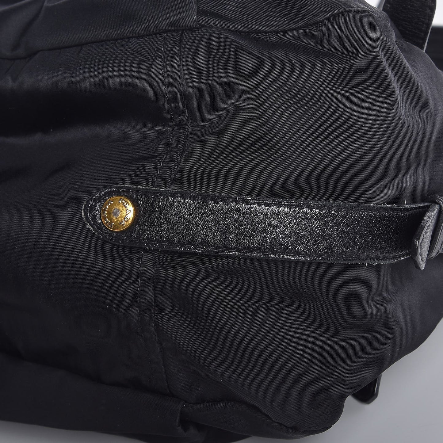 Tessuto Nylon Jacquard Logo Aviator Satchel Black