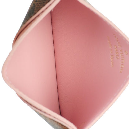 Louis Vuitton Damier Ebene Caissa Card Holder Rose Ballerine 5 of 7