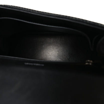 Balenciaga Faux Calfskin Fabric Medium Sneakerhead Top Handle Bag Black 5 of 11
