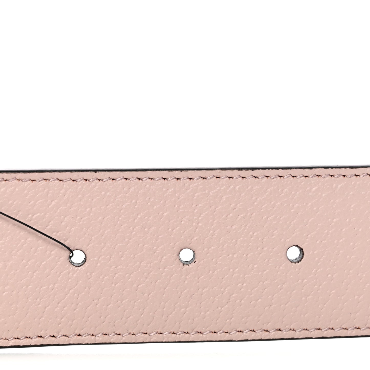 Monogram Jumbo GG Textured Dollar Calfskin Double G Belt 75 30 Camel Pink