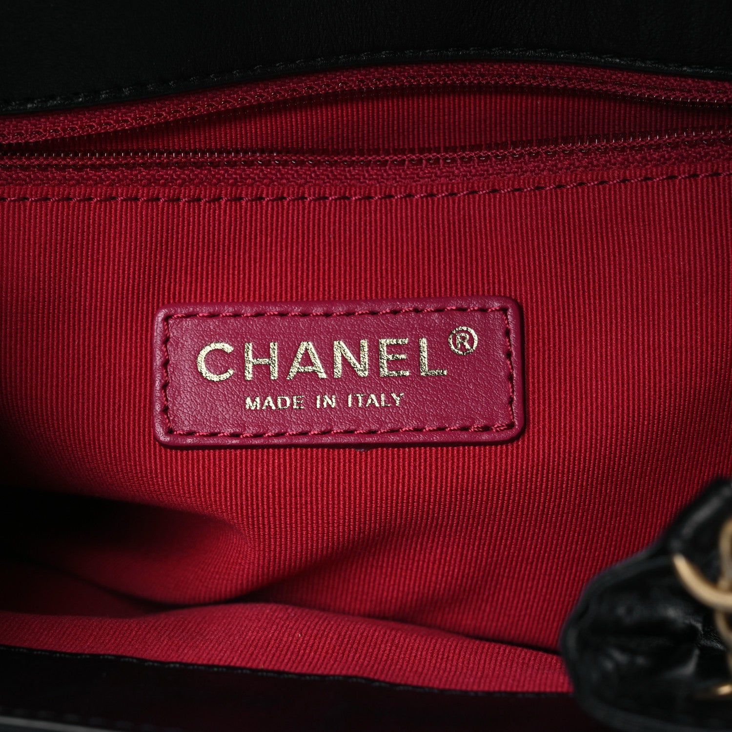 Chanel Lambskin Quilted Chanel Square Flap Black 7 of 11