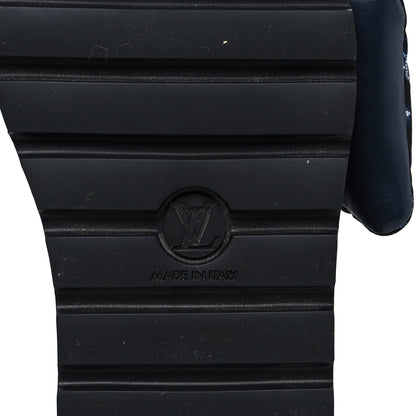 Louis Vuitton Nylon Monogram Womens Pool Pillow Comfort Mules 36 Navy Blue 6 of 9