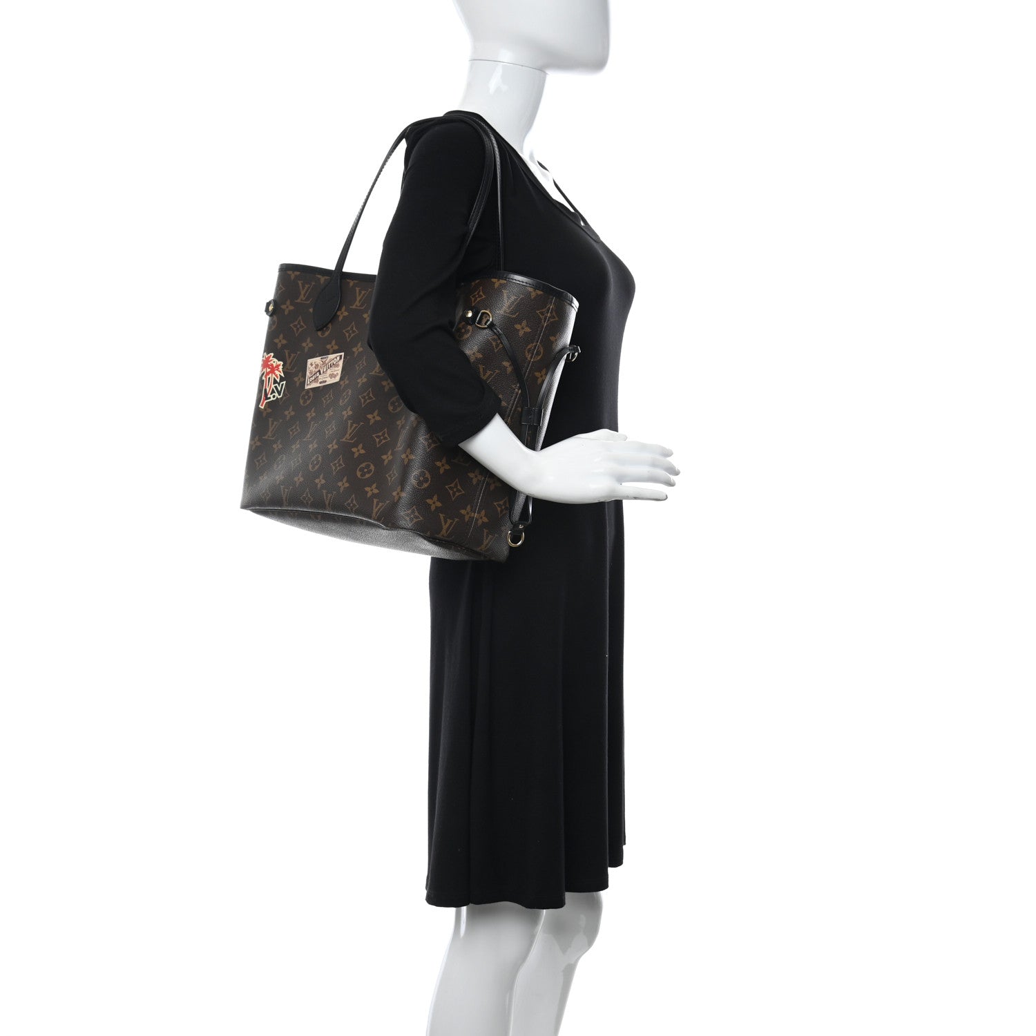 Louis Vuitton Monogram My LV World Tour Neverfull MM 2 of 10