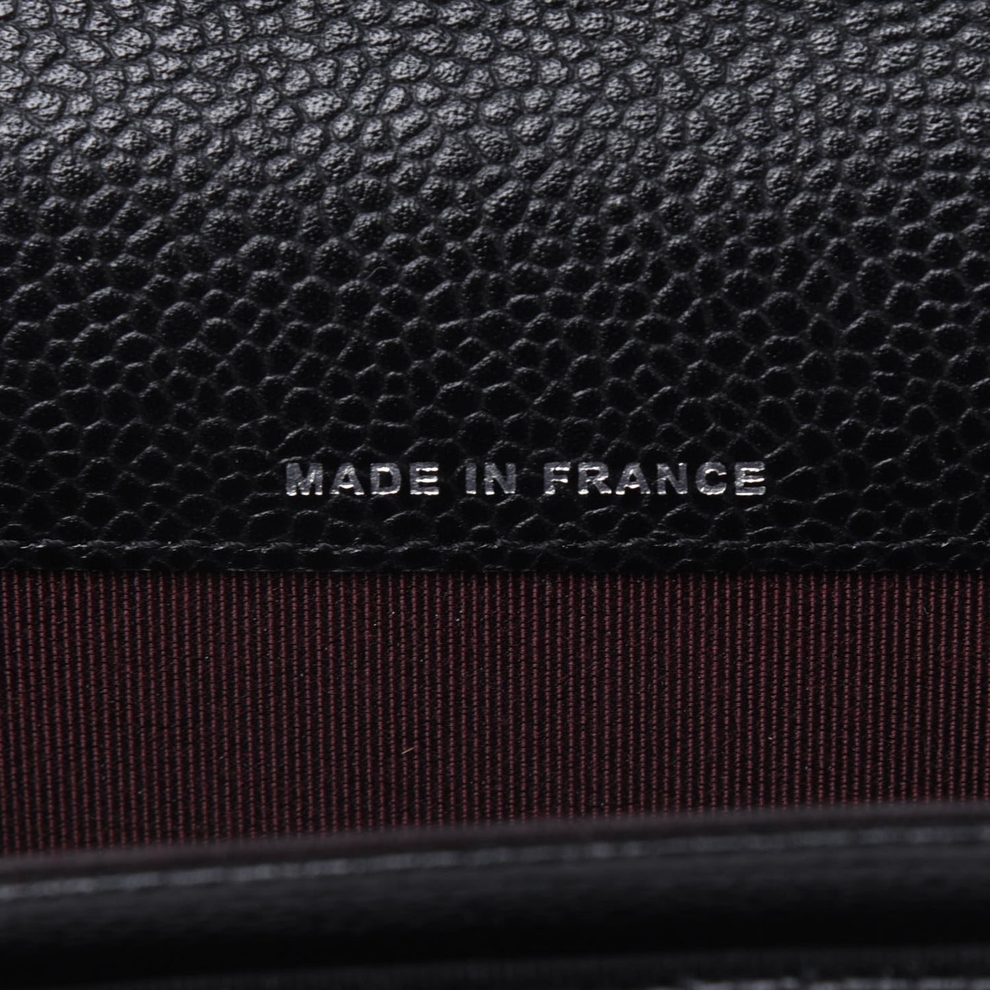 Caviar Quilted Flap Card Holder Wallet Black