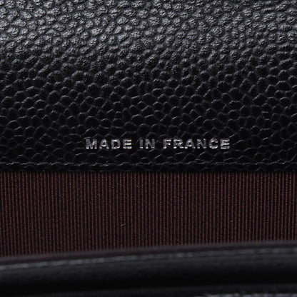 Chanel Caviar Quilted Flap Card Holder Wallet Black 7 of 13