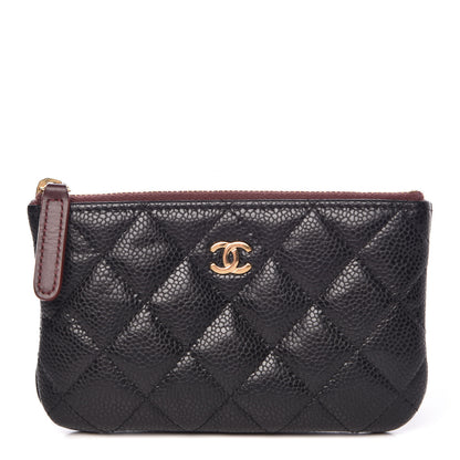Chanel Caviar Quilted Small Cosmetic Case Black 1 of 9